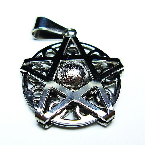 シルバーギベオン メテオライト ペンダント [T309-2427]