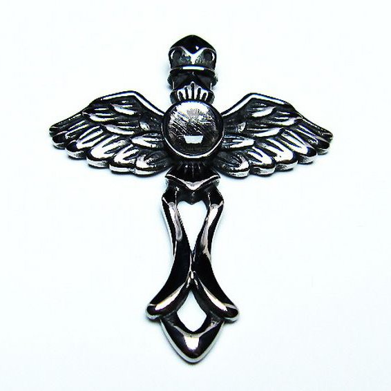 シルバーギベオン メテオライト 天使 ペンダント [T309-2441]