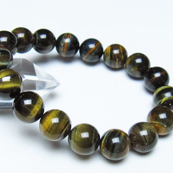 ミックスタイガーアイ ブレスレット 13mm [t31-6218]