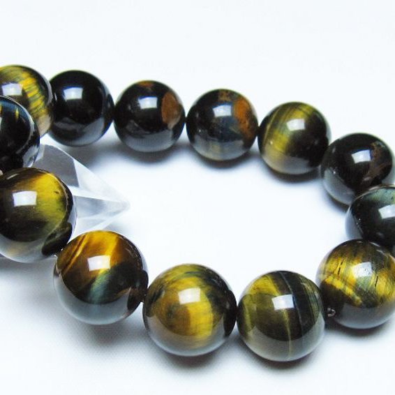 ミックスタイガーアイ ブレスレット 16mm [t31-6293]