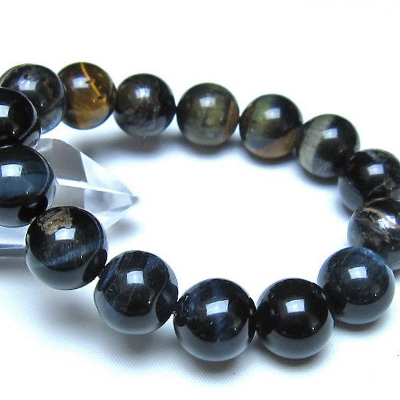 ミックスタイガーアイ ブレスレット 14mm [t31-6307]