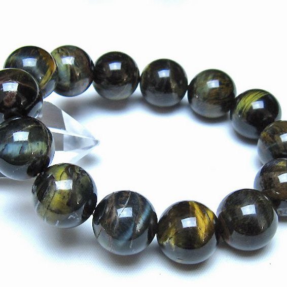 ミックスタイガーアイ ブレスレット 16mm [t31-6325]
