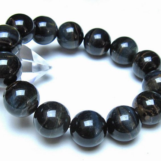 ミックスタイガーアイ ブレスレット 17mm [t31-6349]
