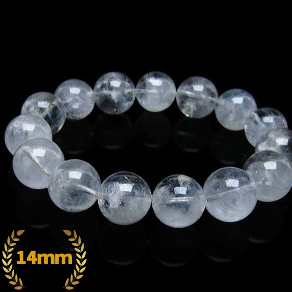 ★浄化効果★エンジェルラダークォーツ ブレスレット 14mm [T312-2597]