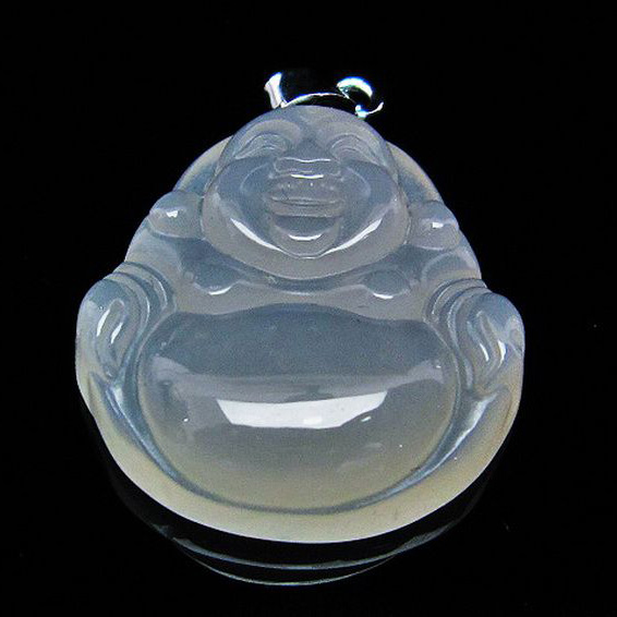 アゲート 布袋様  ペンダント [T314-3412]