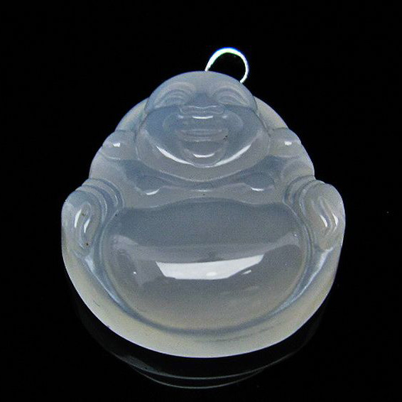 アゲート 布袋様  ペンダント [T314-3435]