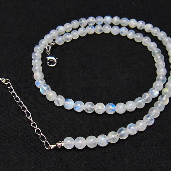 ムーンストーン ネックレス 6mm [T315-2155]