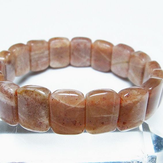 オレンジムーンストーン バングル [t315-2356]