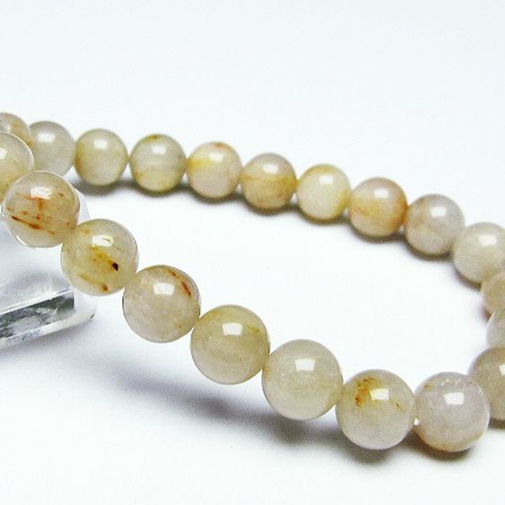 ラビットヘアールチル ブレスレット 9mm [T316-1581]