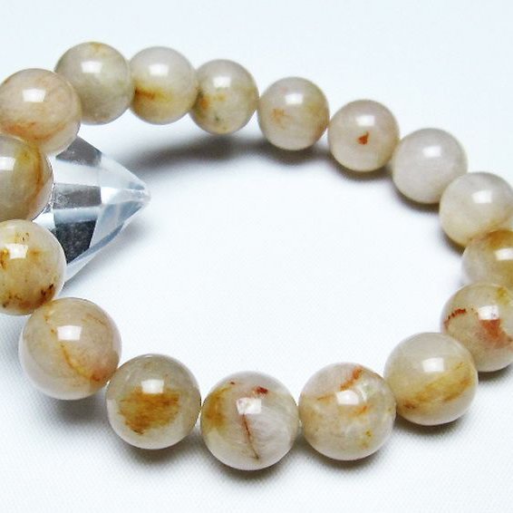 ラビットヘアールチル ブレスレット 12mm [T316-1662]