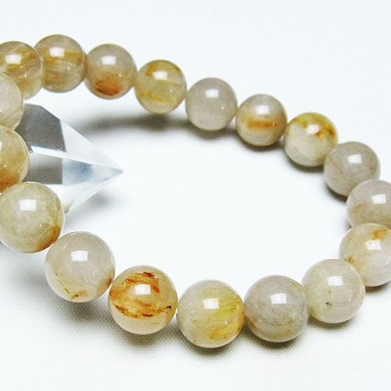 ラビットヘアールチル ブレスレット 11mm [T316-1858]