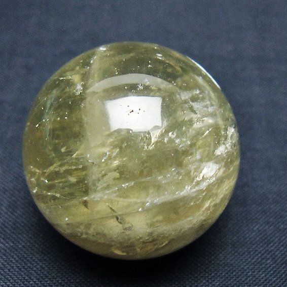 シトリン水晶 丸玉 31mm [T318-6168]