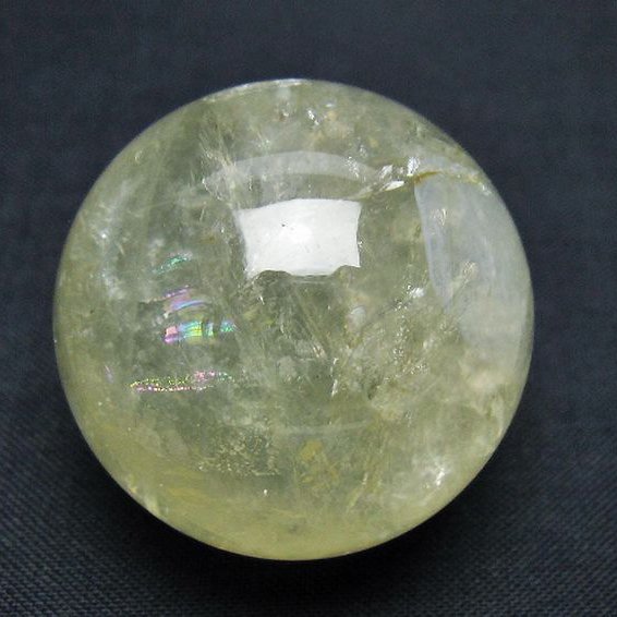 シトリン水晶 丸玉 34mm [T318-6205]