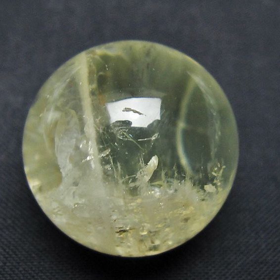 シトリン水晶 丸玉 25mm [t318-6396]