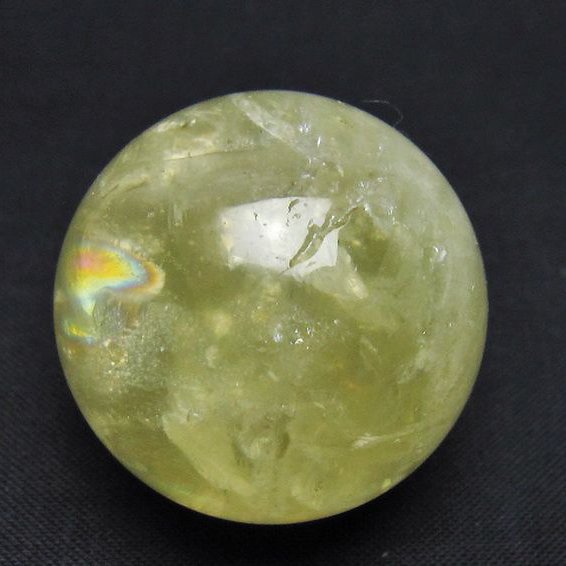 シトリン水晶 丸玉 34mm [t318-6439]