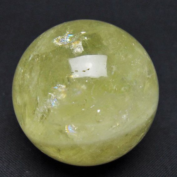 シトリン水晶 丸玉 37mm [t318-6456]