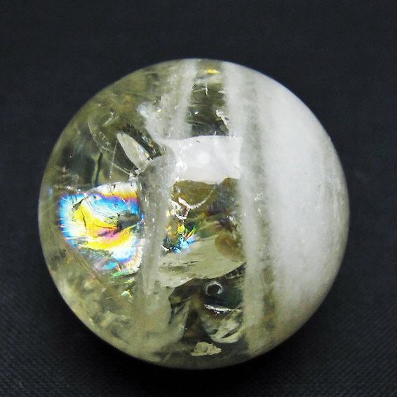 シトリン水晶 丸玉 32mm [t318-6525]