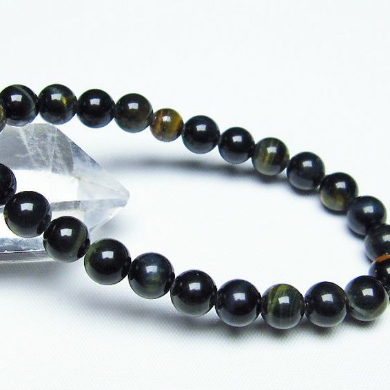 ミックスタイガーアイ ブレスレット 7mm [t32-6849]