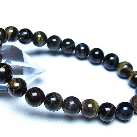 ミックスタイガーアイ ブレスレット 8mm [t32-7419]