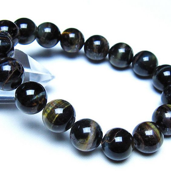 ミックスタイガーアイ ブレスレット 12mm [t32-7441]