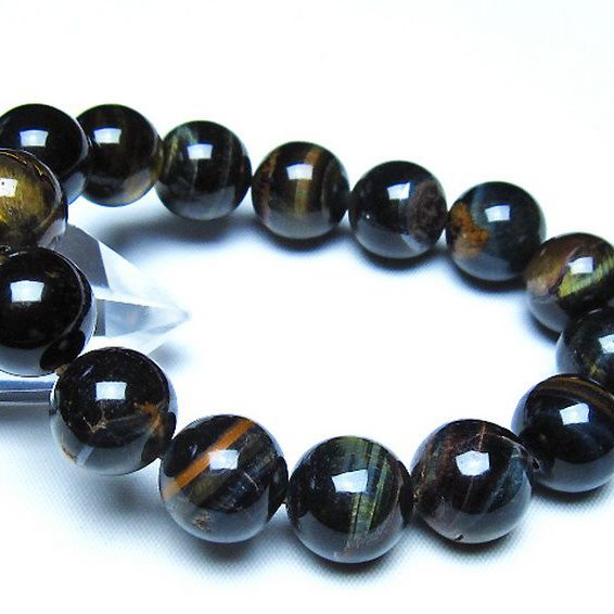 ミックスタイガーアイ ブレスレット 13mm [t32-7462]