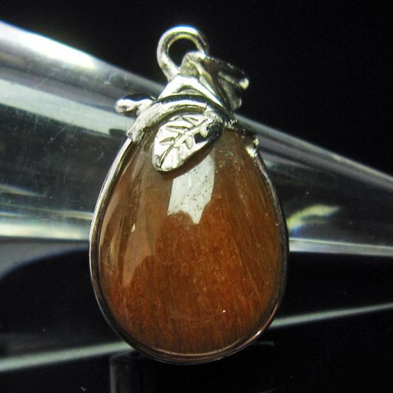 ルチルクォーツ（金針ルチル水晶） ペンダント [T320-2167]