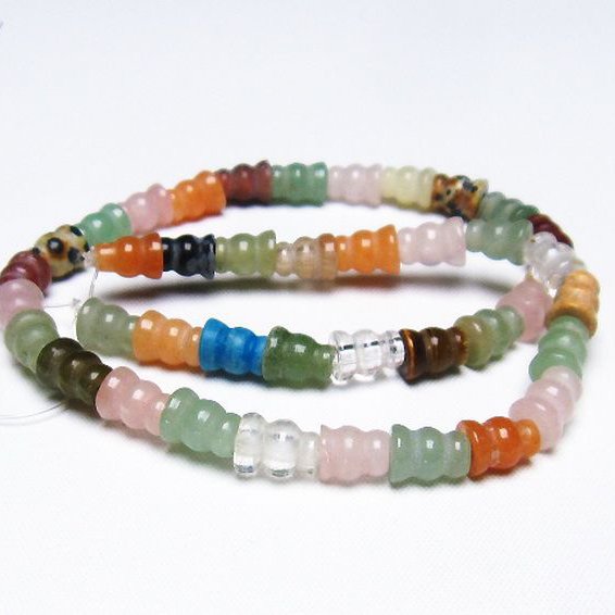 福禄寿 葫芦 ビーズ 一連 mm [t322-2551]