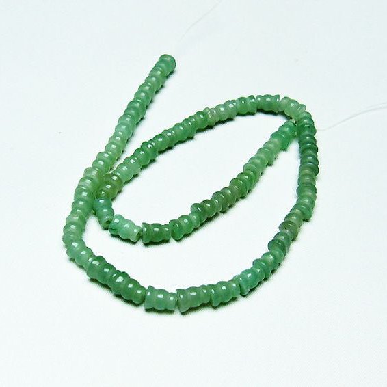 インド翡翠  葫芦 ビーズ  一連 [T322-2687]