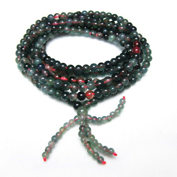 トルマリン3重 ブレスレット  ネックレス 兼用可4mm [T33-9503]