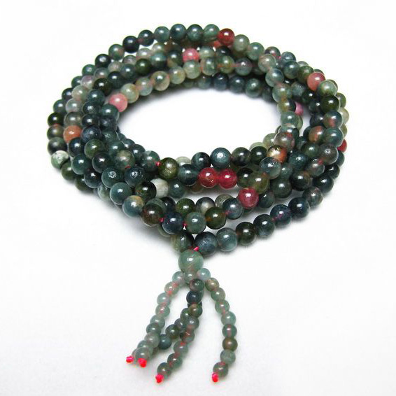 トルマリン3重 ブレスレット  ネックレス 兼用可4mm [T33-9507]