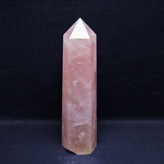 ローズクォーツ 六角柱[T332-5201]