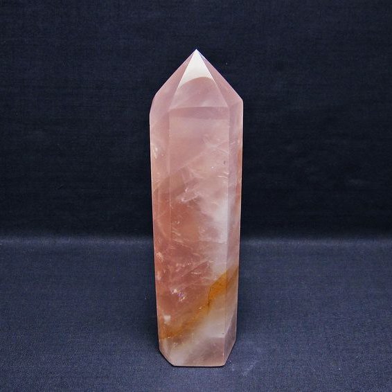 ローズクォーツ 六角柱[T332-5237]
