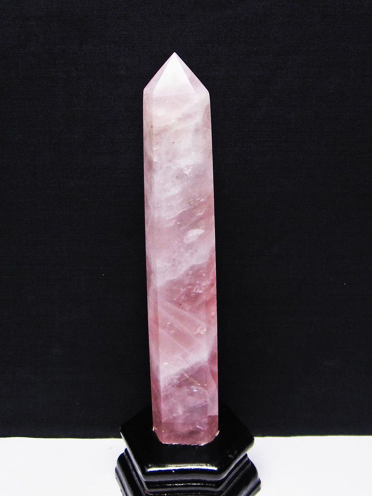 ローズクォーツ 六角柱 [t332-5344]