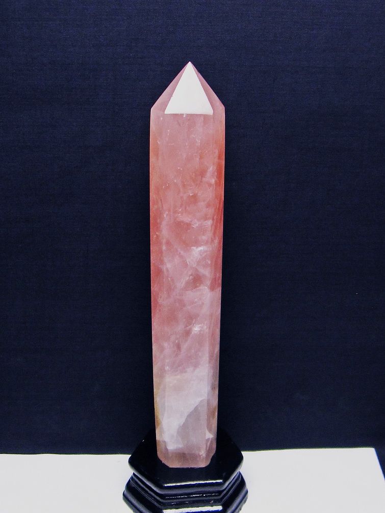 ローズクォーツ 六角柱[T332-5370]