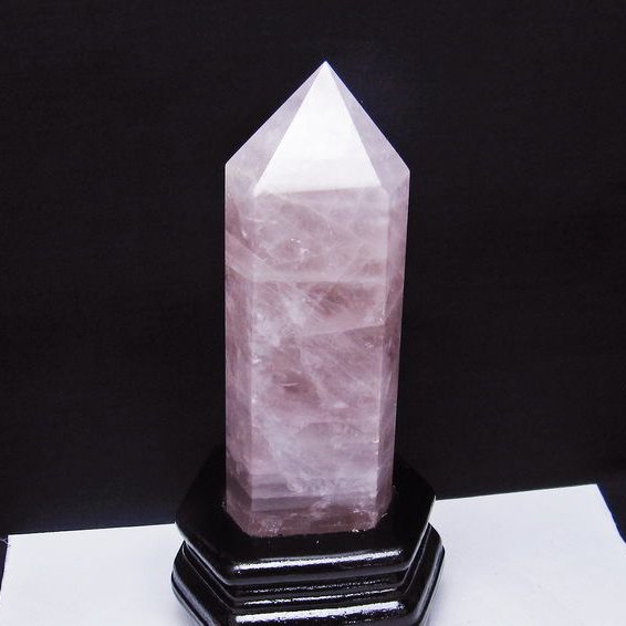 ローズクォーツ 六角柱[T332-5601]