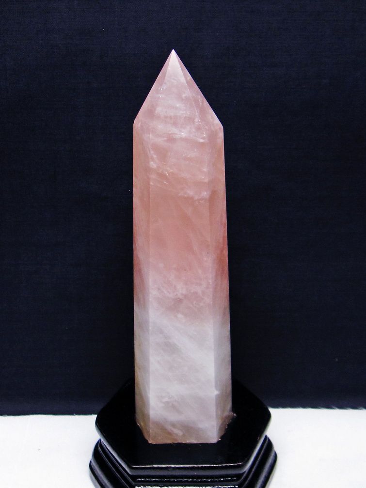 ローズクォーツ 六角柱[T332-5689]