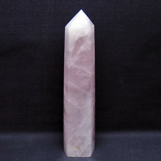 ローズクォーツ 六角柱[T332-5822]