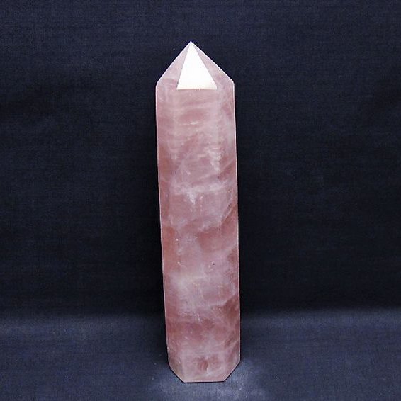 ローズクォーツ 六角柱[T332-5843]