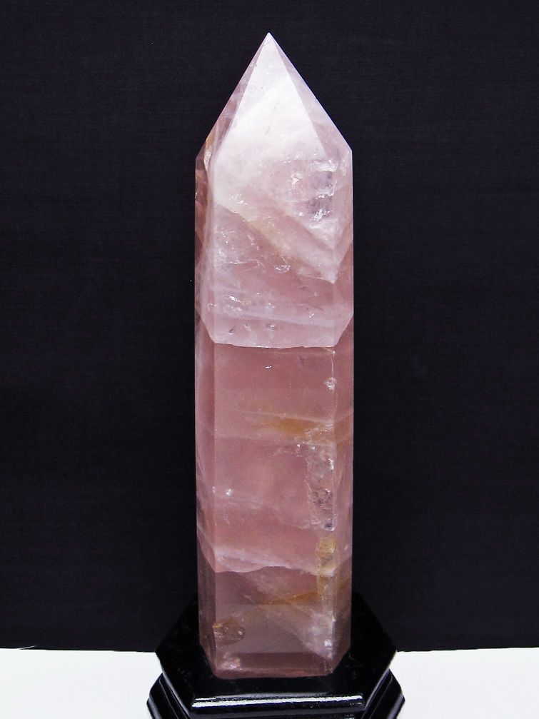 1.5Kg ローズクォーツ 六角柱[T332-5935]