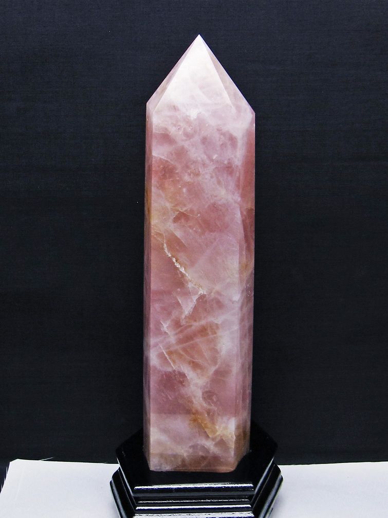 1.8Kg ローズクォーツ 六角柱[T332-5960]