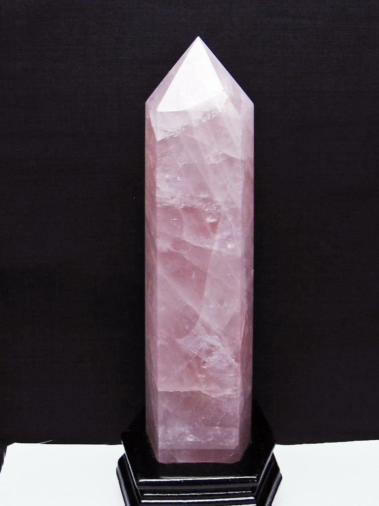 1.7Kg ローズクォーツ 六角柱[T332-5966]