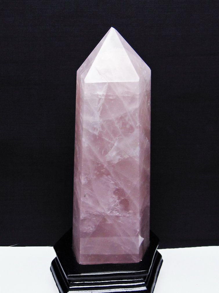 2Kg ローズクォーツ 六角柱[T332-5968]