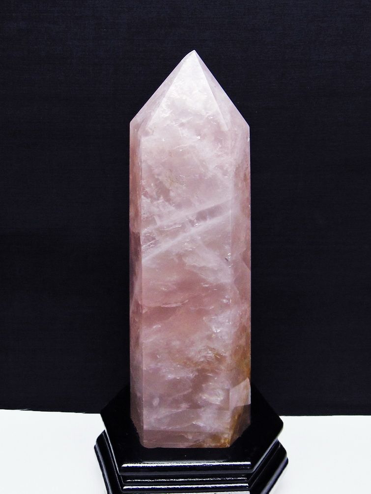 1.6Kg ローズクォーツ 六角柱[T332-5975]