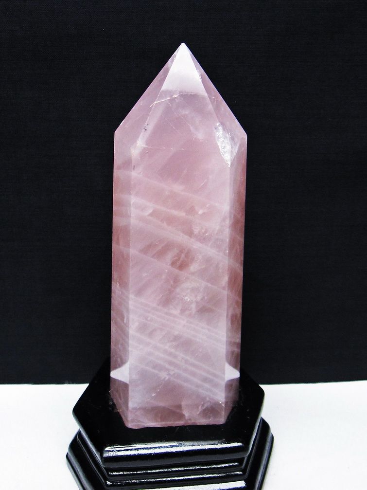 ローズクォーツ 六角柱 [t332-6085]