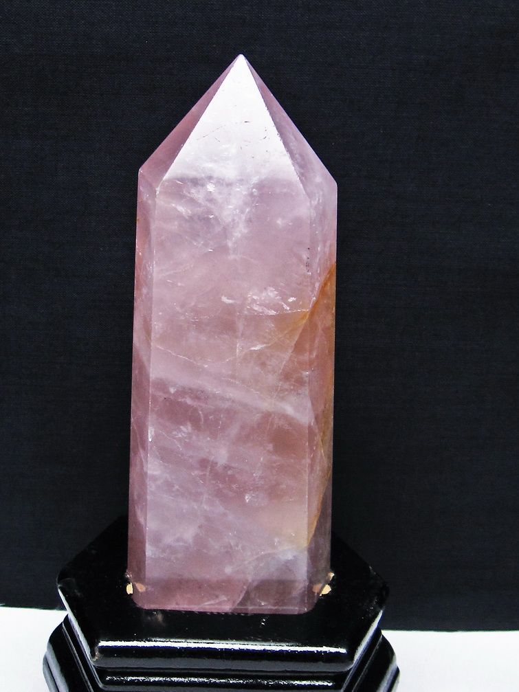 ローズクォーツ 六角柱 [t332-6097]