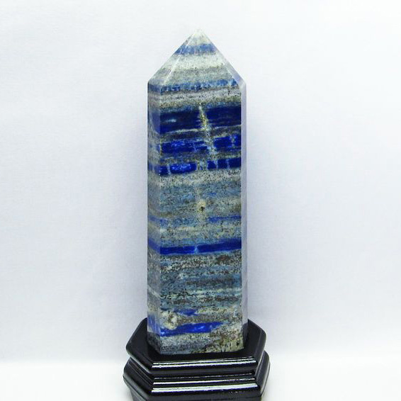 2Kg ラピスラズリ 六角柱[T333-2988]