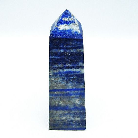 ラピスラズリ 四角柱 ポリッシュポイント[T333-3583]