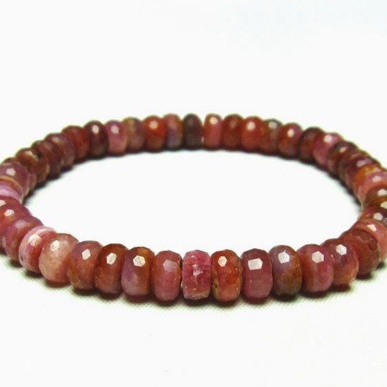 ルビー ブレスレット 7mm [T336-8631]