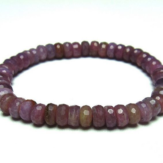 ルビー ブレスレット 7mm [T336-8705]