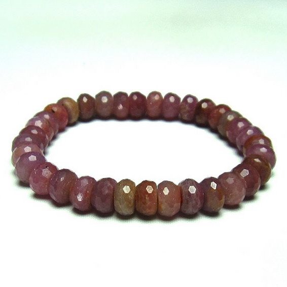 ルビー ブレスレット  9mm [T336-8741]